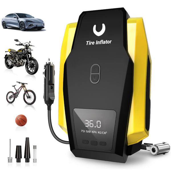 Tire Inflator Portable Air Compressor - Air Pump for Car Tires